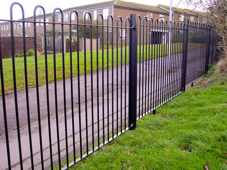 Flat Croc Top Security Fencing Galvanised, Fence Topper