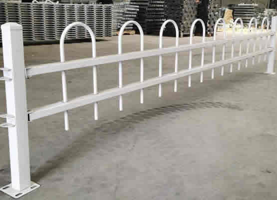 Bow top mobile fencing powder coated