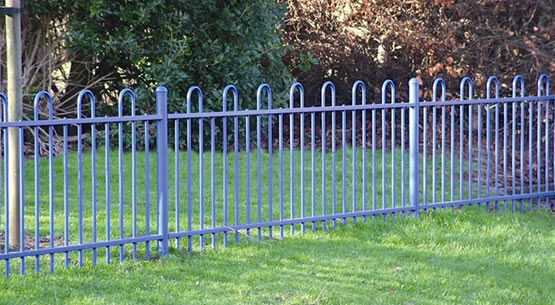 Mild Steel Bow Top Fencing Panels with Zinc Plating